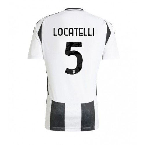 Fotbalové Dres Juventus Manuel Locatelli #5 Domácí 2024-25 Krátký Rukáv